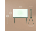 TV QLED 43 - Samsung The Serif TQ43LS01DBUXXC, UHD 4K, Quantum Processor 4K, Smart TV, DVB-T2 (H.265), Verde