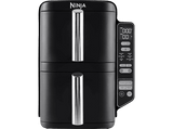 Freidora de aire - Ninja SL300EU, 2470 W, 7.6 l dividido en 2 bandejas, Negro