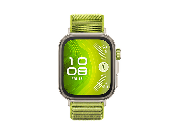 Smartwatch - Huawei Watch Fit 4 Pro, 1.82" AMOLED, 10 días batería, Compatible iOS - Android, Correa Fluoroelastómero, Verde