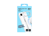 Funda móvil - ISY ISC-1133, Compatible con iPhone 17 Air, Compatibilidad MagSafe, Carga Inalámbrica, Resistente a Golpes y al Agua, Transparente