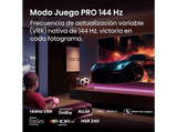 TV QLED 100 - Hisense 100E7Q PRO, QLED 4K, Quad Core/MT9618,  Procesador Hi-View Engine, 144 Hz, IA Upscaler, Negro
