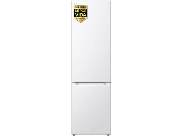 Frigorífico combi - LG GBV5240DSW, Total No Frost, 203 cm, 387 L, DoorCooling+™, FRESHBalancer™, Blanco