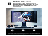 Monitor gaming - LG UltraGear™ 45GX950A-B, 45 5K2K, Dual Mode (165/330Hz), 0.03 ms, OLED, VA curvo 800R, 2x HDMI, HDR10, Morado grisáceo