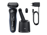 Afeitadora - Braun Series 5 52-B7000cc, Con centro de limpieza SmartCare, Tecnología Autosense, Azul