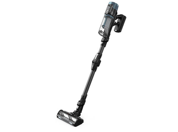 Aspirador escoba - Rowenta X Force Flex 14.80, Aspira y friega, Potencia succión 240 AW, 670 W, 90 min autonomía, 1,8 kg, Tubo Flex, 0.65 l, Azul