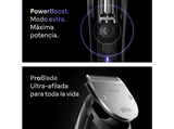 Barbero - Braun Series 9 BT9560, 12 Accesorios para barba, 52 ajustes de longitud, Bloqueo de precisión, Lámina ProBlade, PowerBoost, Wet&Dry, Cromo