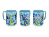 Taza - Sherwood Stitch Peluche, 440 ml, Cerámica, Tejido de Felpa con Cierre de Velcro