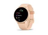 Reloj deportivo - Garmin vívoactive® 6, Rosa, Silicona, 20mm, 8 GB, 1.2 AMOLED, Autonomía hasta 11 días