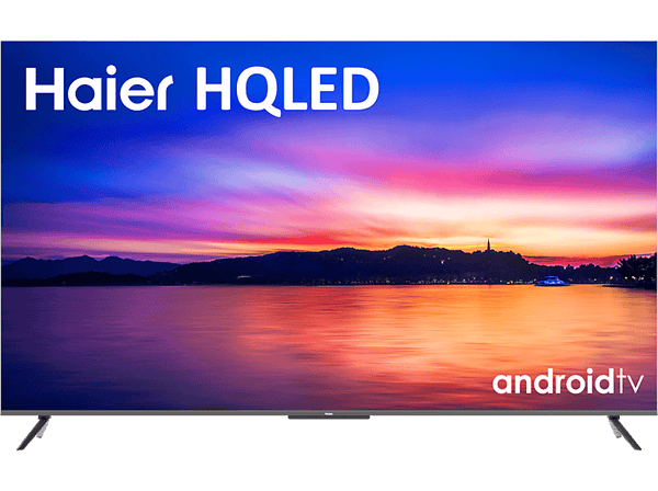 TV HQLED 75"- Haier P8 Series H75P800UG, UHD 4K, Smart TV (Android TV 11), HDR 4K, Dolby Atmos-Vision, Diseño metálico, Control por Voz, Negro