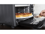 Mini horno - Cecotec Bake&Toast 2600 Black 4Pizza, 1500 W, 26 l, 230°C, Temporizador, 6 modos, Piedra especial pizza, Black