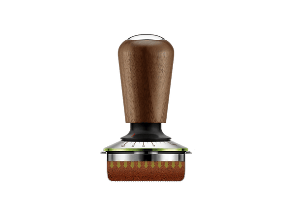 Accesorio cafetera - Sage the Force Gauge Tamper™ 58mm, Presión Precisa, Placa Niveladora, Presión Uniforme, Acero inoxidable y Nogal