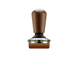 Accesorio cafetera - Sage the Force Gauge Tamper™ 58mm, Presión Precisa, Placa Niveladora, Presión Uniforme, Acero inoxidable y Nogal