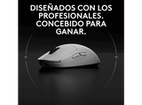 Ratón gaming - Logitech G Pro 2 Lightspeed, Bluetooth, Inalámbrico, 32.000 ppp, Ambidiestro, Botones personalizables, Conmutadores Lightforce, Blanco