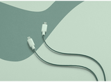 Cable USB - CellularLine Stylecolor, Conector de Lightning a  USB - C, 1 m, Verde