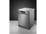 Lavavajillas - AEG FFB33607ZM, 13 servicios, 8 programas, 60 cm, Aqua-Sensor, AirDry, Inox