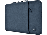 Funda portátil - ISY IST-1100-1-BK, 11, Tereftalato de polietileno reciclado, Para Portátiles de 10-11, Azul