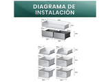 Frigorífico americano - Hisense RQ5P605NSVE, No Frost, 190 cm, 591 L, Kitchen Fit, Cajón de vacío, Inox