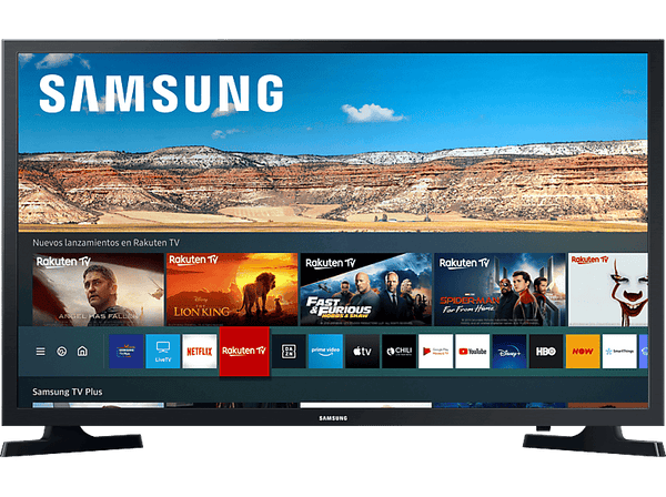 TV LED 32" - Samsung T4305, HD, Smart TV, Wi-Fi, HDR, Dolby Digital, Negro