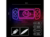 Luces LED - Forever Game Console, Funcionan mediante pilas o USB, Tecnología LED, Morado