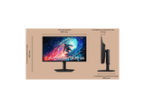 Monitor gaming - Samsung Odyssey OLED G6 LS27HG612SUXEN, 27  WQHD, 240 Hz, 0.03 ms, QD-OLED, Altura ajustable, Sin Reflejos, Negro