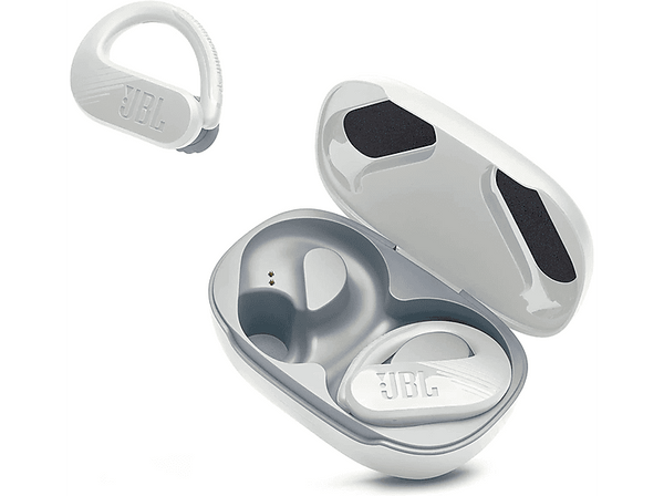 Auriculares True Wireless - JBL Endurance Peak 3, Intraurales, Resistentes al agua, Blanco