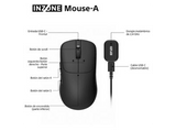 Ratón gaming - Sony INZONE Mouse-A, Inalámbrico, Ultraligero 48,4g, Frecuencia sondeo 8000Hz, Interruptor óptico, 90h, USB-C, PC, FPS Esports, Negro