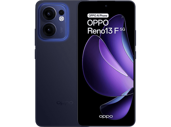Móvil - OPPO Reno13 F, Luminous Blue, 256 GB, 8 GB RAM, 6.67" FHD+ AMOLED, Snapdragon 6 Gen 1, 5800 mAh