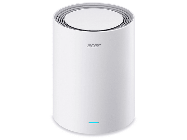 Router - Acer Connect Ovia T360 WiFi 7, 3.6 Gbit/s, MIMO; MU-MIMO, Firewall, Mesh doble banda, Blanco