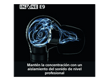 Auriculares gaming - Sony INZONE E9, Aislamiento acústico, Caja de audio USB-C, PC streaming, Cable 1,8 m, Fnatic, Estuche, G900B, Negro