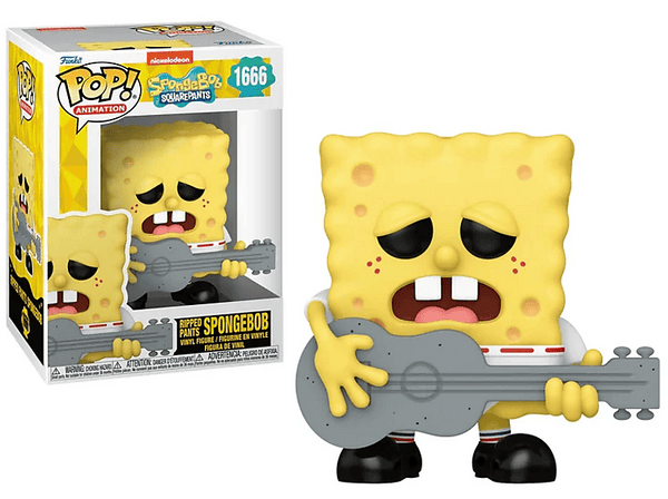 Figura Funko Pop! - Animation: Spongebob Squarepants - Ripped Pants Spongebob, 9 cm, Vinilo, 25 Aniversario