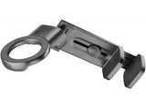 Soporte móvil - CellularLine  MAG TRAVEL HOLDER, Para iPhone, Negro