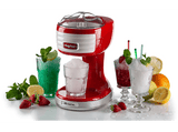 Máquina de hielo - Ariete Ice Crusher Party Time, 30 W,  Ideal granizados y cócteles, Rojo