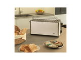 Tostadora - Braun HT5220, 1470 W, 2 ranuras, 4 rebanadas, 8 niveles de tostado, Acero inoxidable / Negro