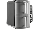 Freidora de aire - Ninja SL400EU, 2470 W, 9.5 l, 6 Programas, 4 Niveles Independientes para Cocinar, Gris