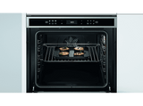 Horno a vapor - Whirlpool W6 OS4 4S1 P, Multifunción, Pirolítico, 73 l, 59.5 cm, tecnología 6th SENSE, Acero inoxidable y negro