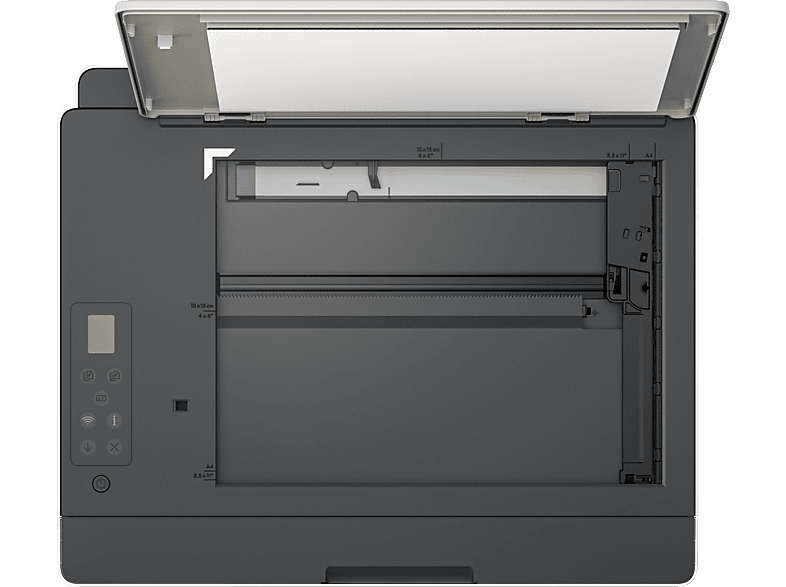 Impresora multifunción - HP Smart Tank 5107, Color, Con deposito de tinta recargable, WiFi, Hasta 3 años de impresión incluida, Blanco