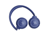 Auriculares inalámbricos - JBL Tune 680NC, Autonomía 76 h, Diadema, Bluetooth, Cancelación de ruido adaptativa con Smart Ambient, Plegables, Azul