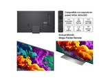 TV QNED Mini LED 55 - LG 55QNED86B6B, UHD 4K, Procesador Inteligente α8 AI Processor 4K Gen3, Smart TV, DVB-T2 (H.265), Negro
