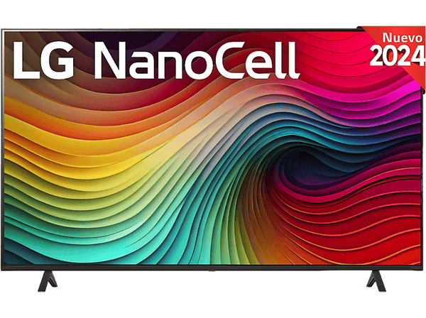 TV LED 50" - LG 50NANO82T6B, UHD 4K, Procesador Inteligente 4K α5 Gen7, Smart TV, DVB-T2 (H.265), Negro