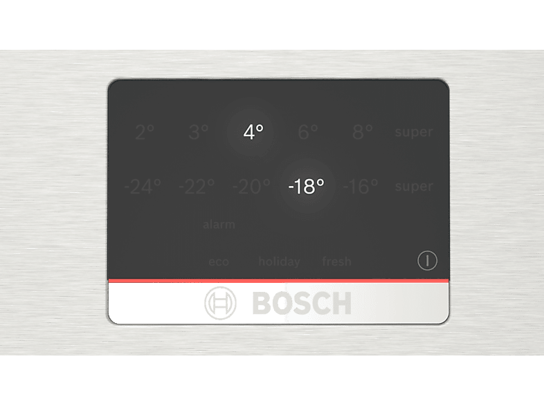 Frigorífico combi - Bosch KGN39AIBT, No Frost, 203 cm, 363 l, Cajón VitaFresh XXL, CongelaciónSuper, Inox