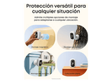 Cámara de vigilancia IP - Eufy Cam C35 Solo, Full-HD, 1920 x 1080 píxeles, Función de visión nocturna, IP67, Blanco