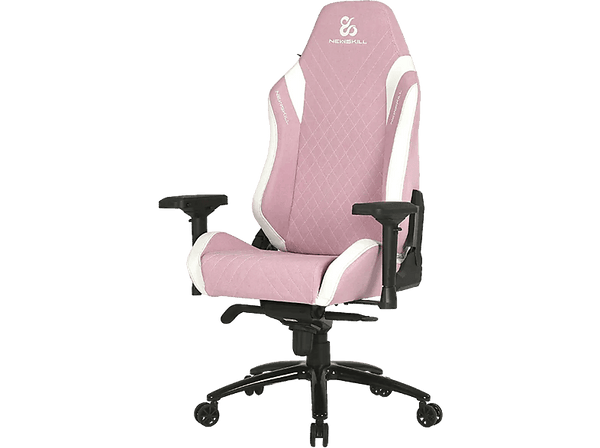 Silla gaming - Newskill Neith Zephyr, Reposabrazos 4D, Hasta 150 kg, Cojín cervical y lumbar, Rosa