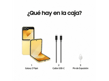 Móvil - Samsung Galaxy Z Flip6 5G, 512GB, 12GB RAM, Amarillo, 6.7 FHD+, Plegable, Qualcomm Snapdragon, 4000 mAh, Android 14