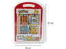 Pack papelería - Pokémon: 1 plumier, 1 bloc, 5 lápices de colores, 1 bolígrafo, 1 goma, 1 sacapuntas y 1 regla