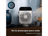 Ventilador de sobremesa - Cecotec EnergySilence 600 DeskChill Smart Rotate Ice, 300 ml, 4 velocidades, Oscilación, AutoOff, Blanco