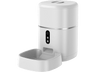 Comedero automático inteligente - NK HO340042, Con cámara, Alimentación programada, 4 litros, Detección movimiento, Blanco