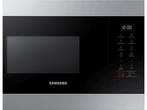 Microondas integrable - Samsung MG22M8274CT/E1, 850W, 6 niveles, Grill, 22l, Inox