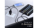 Cargador de pared - CellularLine Multipower 2 GaN, 35 W, Carga rápida, Universal, Negro