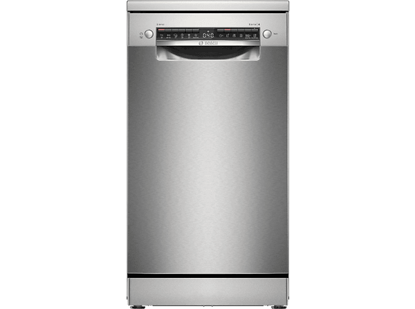 Lavavajillas - Bosch SPS4EMI61E, Serie 4, 10 servicios, 6 programas, 45 cm,  Tecnología Active Water, Home Connect, Inox