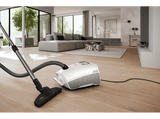 Aspirador con bolsa - Miele Guard L1 Parquet, 890W, Depósito 3.5l, Limpieza Delicada de Suelos Duros, Brilliant White